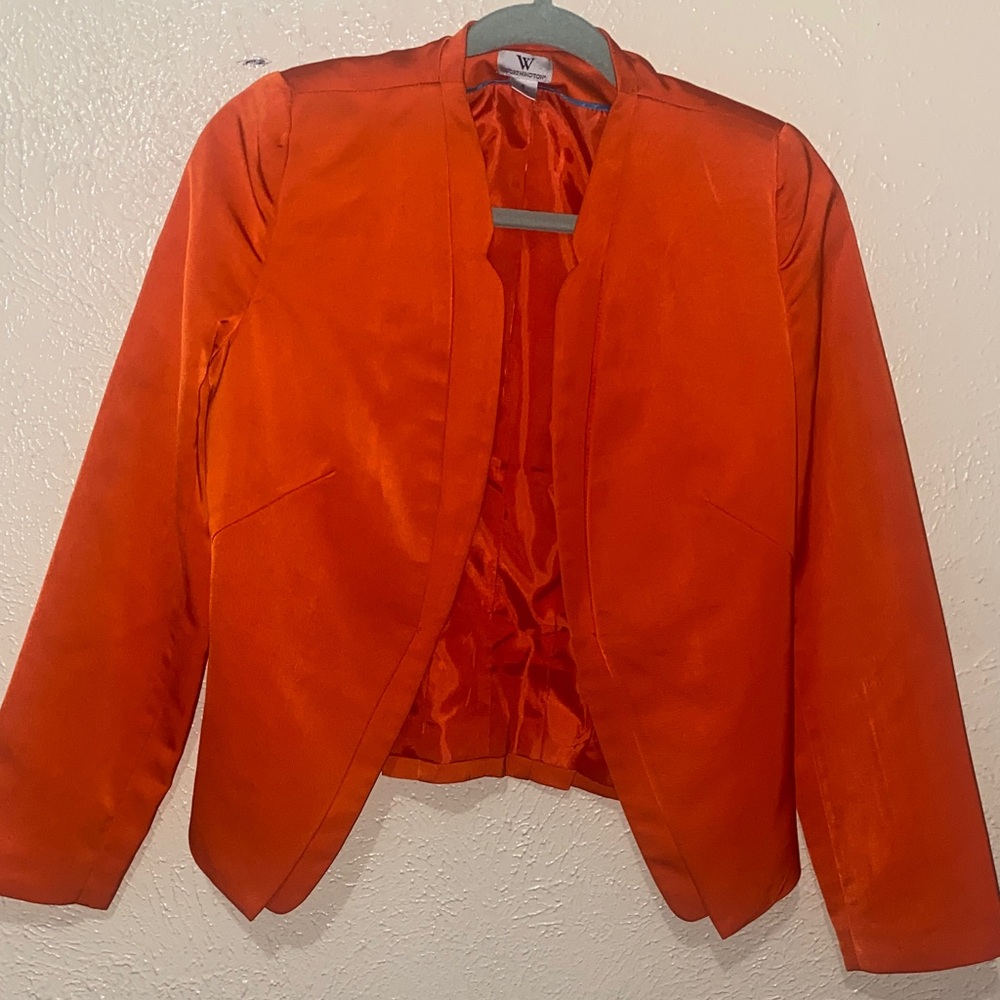 Worthington Bold Orange Blazer